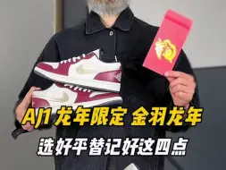 Descargar video: Aj1金羽龙年对比评测#潮鞋 #球鞋推荐 #球鞋测评