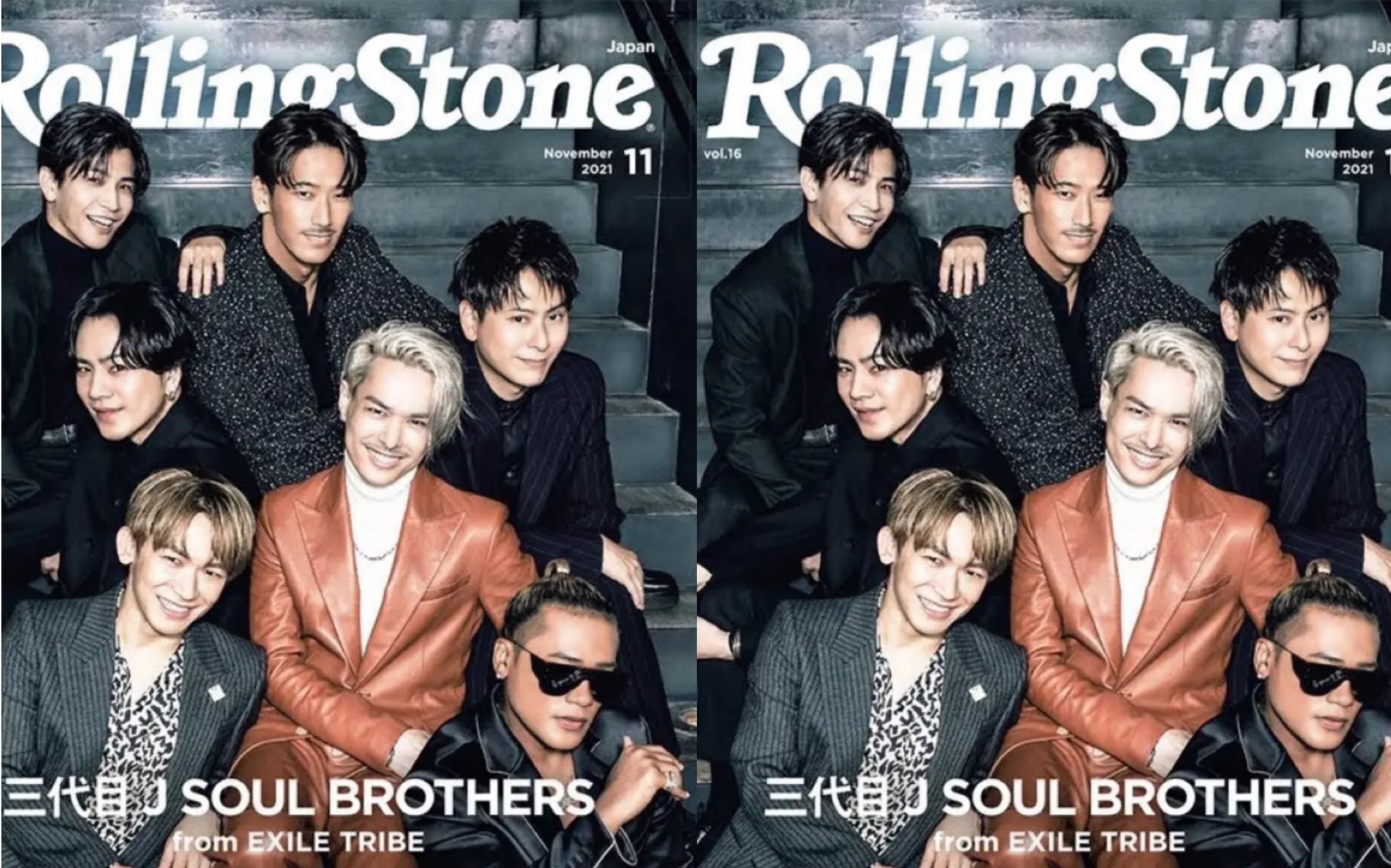 【杂志摄影】三代目 J SOUL BROTHERS with Rolling Stone Japan vol.16哔哩哔哩bilibili