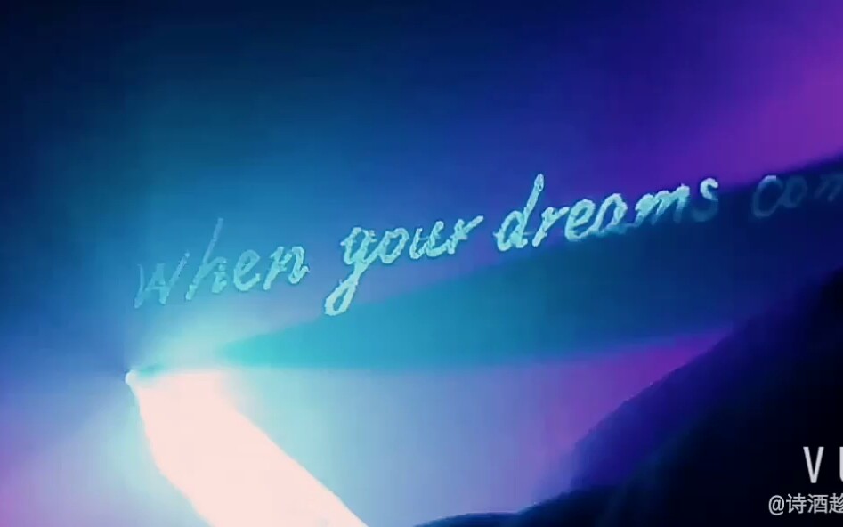 【手写歌词】dream is possible 玻璃笔 荧光墨水哔哩哔哩bilibili