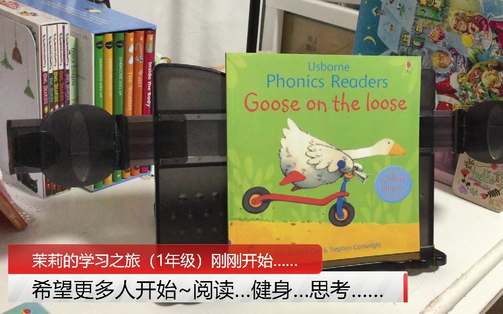 [图]《Goose on the loose》（USBORNE Phonics Readers）【Jasmine学英文】【茉莉的学习之旅（一年级）