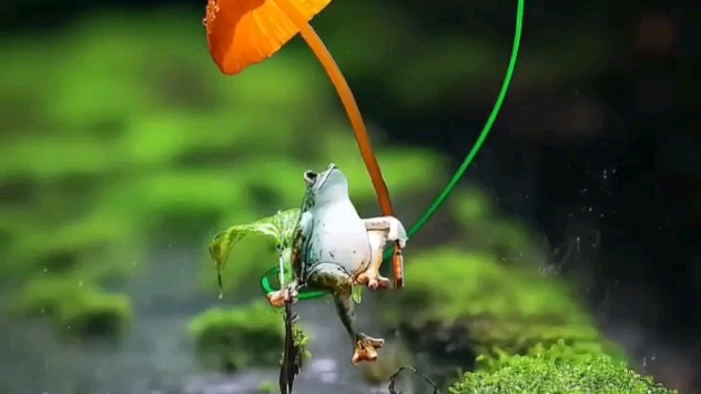 悠哉悠哉的青蛙