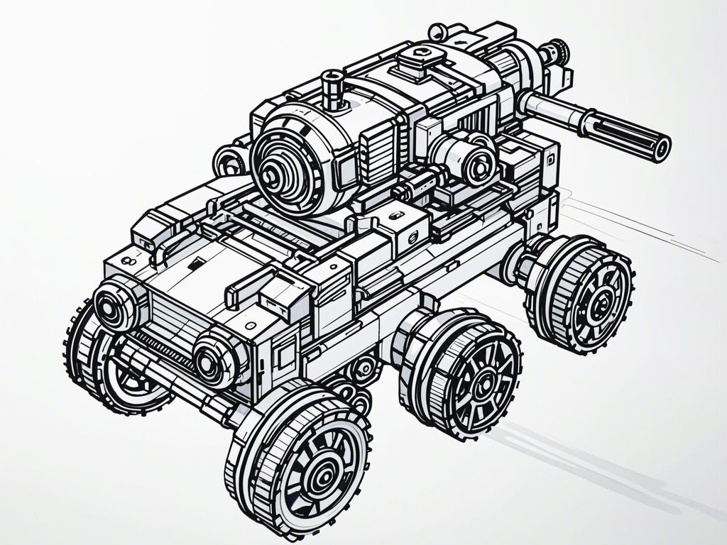 机械手绘:画个车吧,赛博朋克01