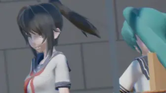 【病娇模拟MMD】你根本不爱她，何必再用花言巧语去哄骗她？【Ayano】