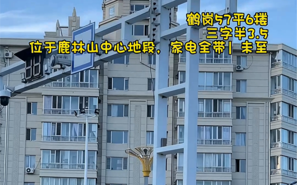 鹤岗57平6楼3.5家电全带,位于麓林山中心地段#未至在鹤岗 #未至的碎碎念 #鹤岗哔哩哔哩bilibili