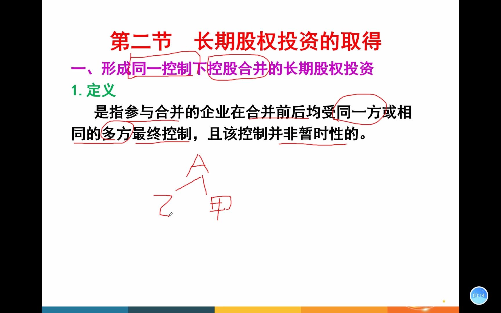 5.2长期股权投资初始计量:同一控制&非同一控制&联营合营哔哩哔哩bilibili