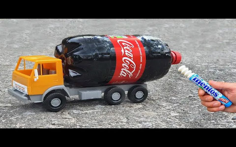 汽车,七喜,可口可乐,芬达,百事可乐,零度可乐,雪碧vs流行的曼妥思实验