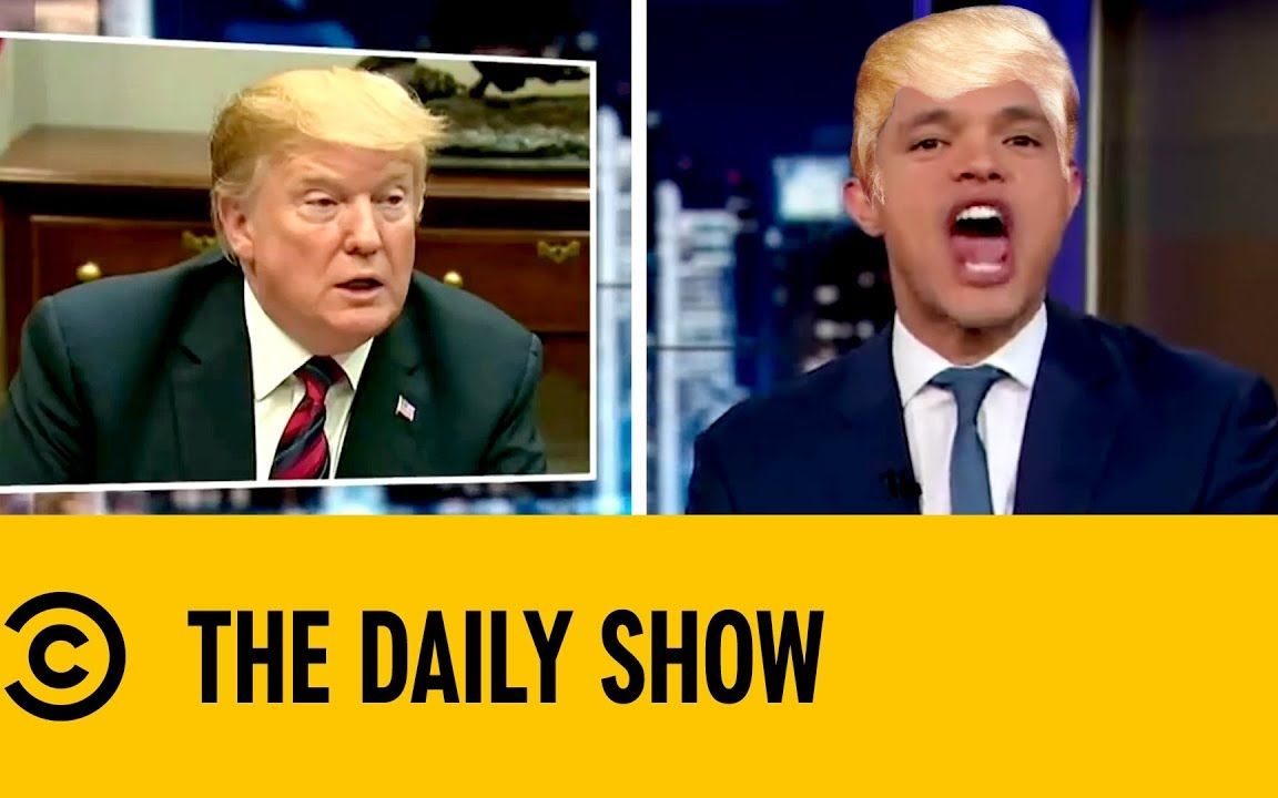 [图]【The Daily Show】崔娃带你看：全知全能的川建国今天对马桶有很多想法