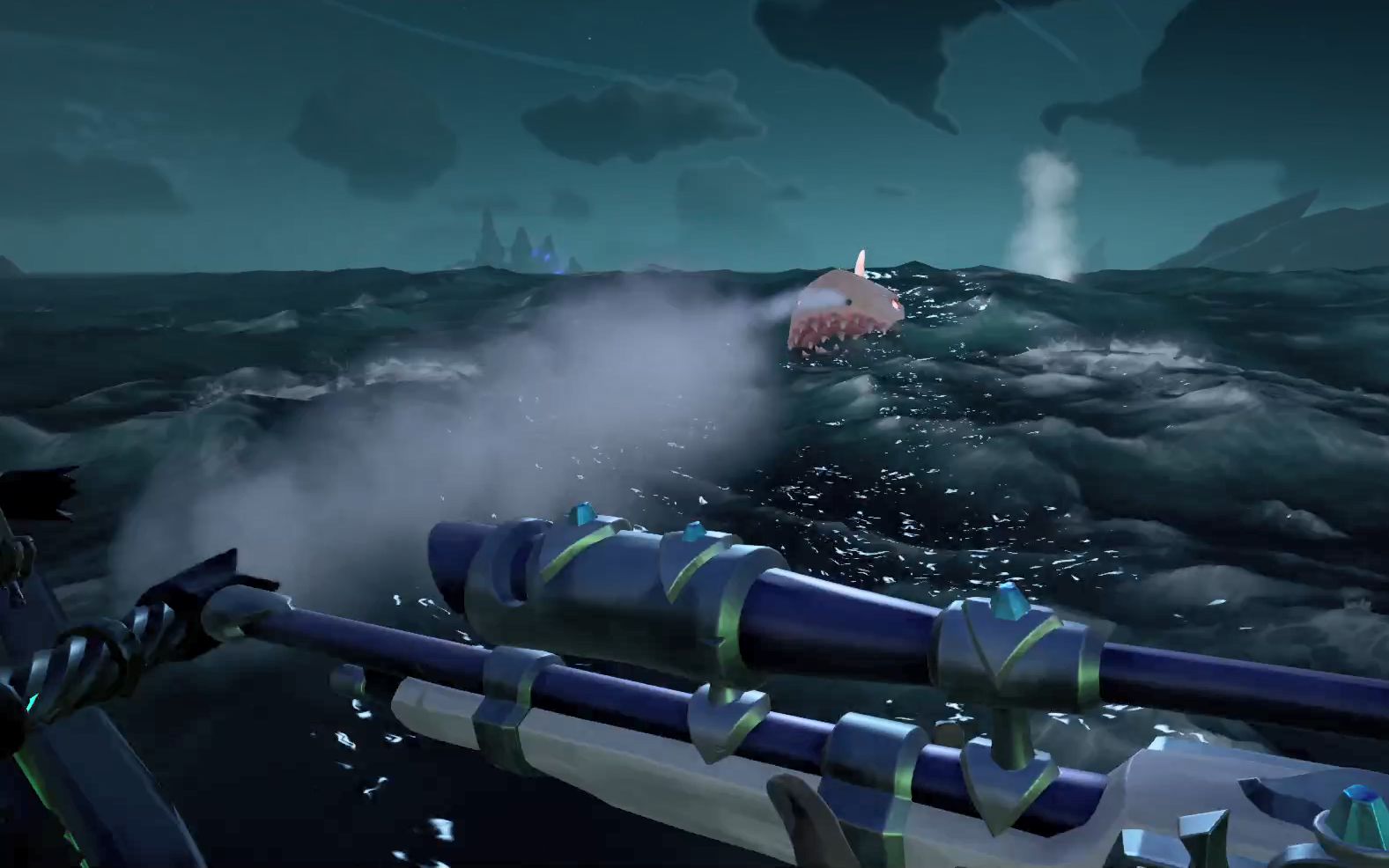 【盗贼之海】离谱,我的第二条白鲨!