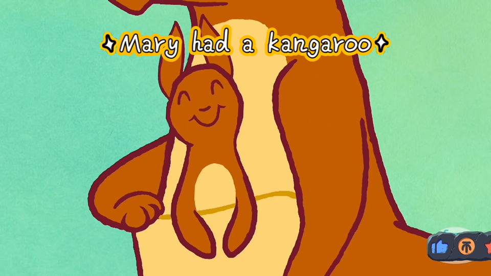 英文儿歌之玛丽有一只袋鼠𐟦˜(Mary had a kangaroo)哔哩哔哩bilibili