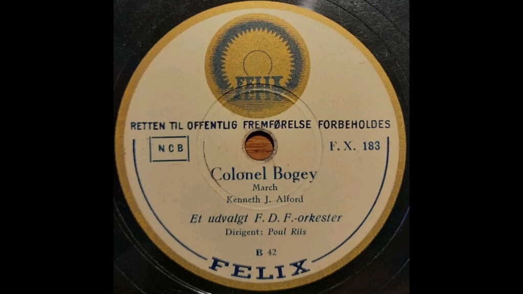 【FELIX】波基上校进行曲(Colonel Bogey)1942哔哩哔哩bilibili