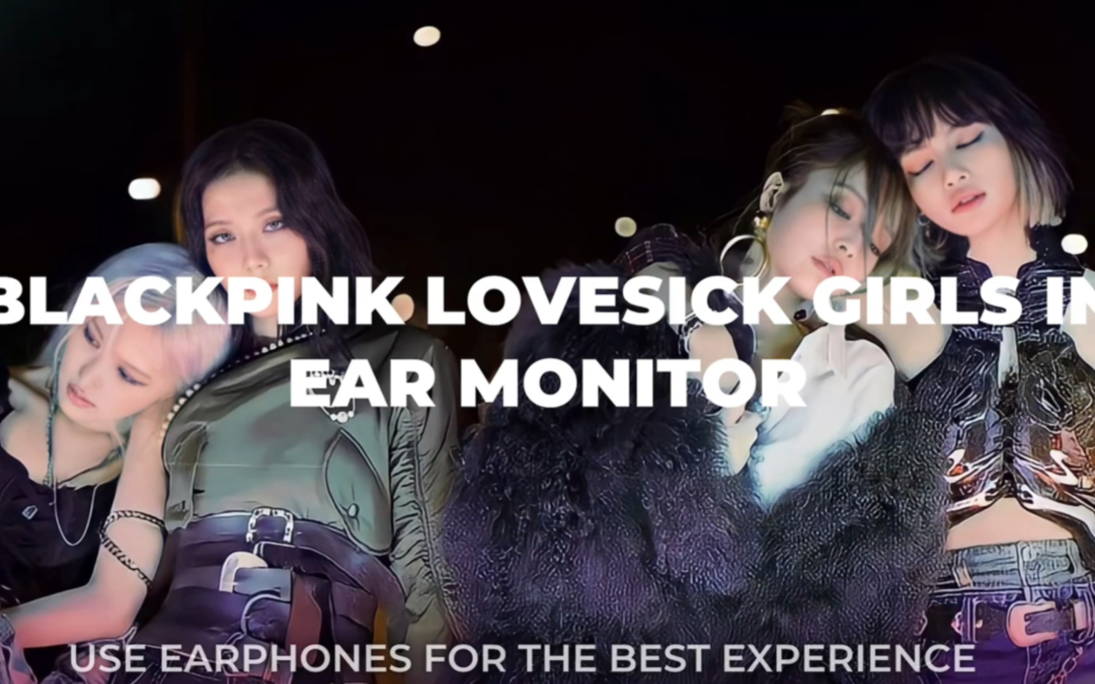 原来爱豆耳返里的提示音是这样的|blackpink-《lovesick girls》