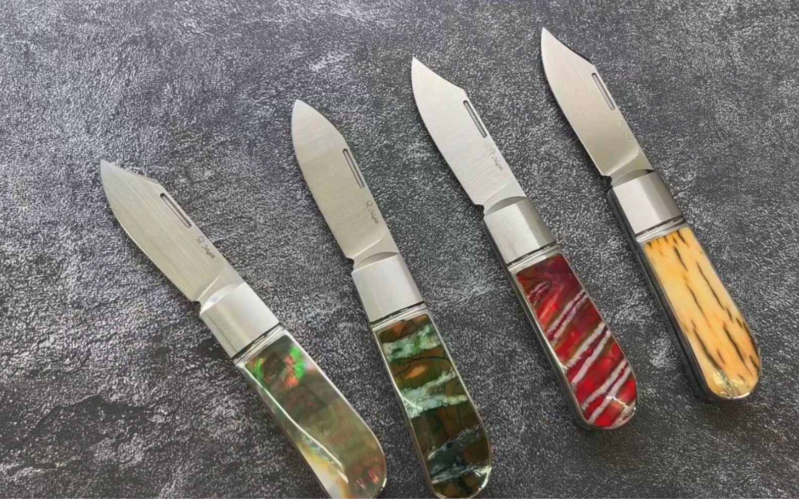 北山物志银鲨口袋刀m390刃拉丝刃