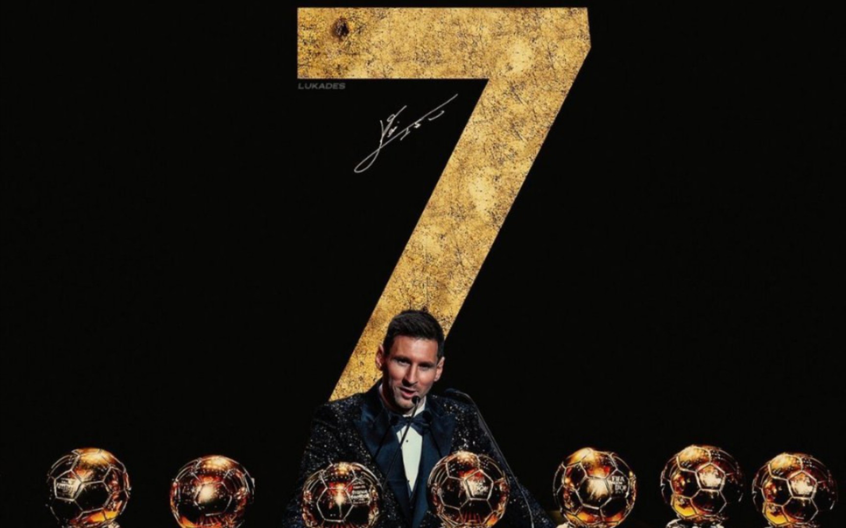 梅西第7次获得金球奖发言772021精彩进球集锦 恭喜集齐七龙珠 如此