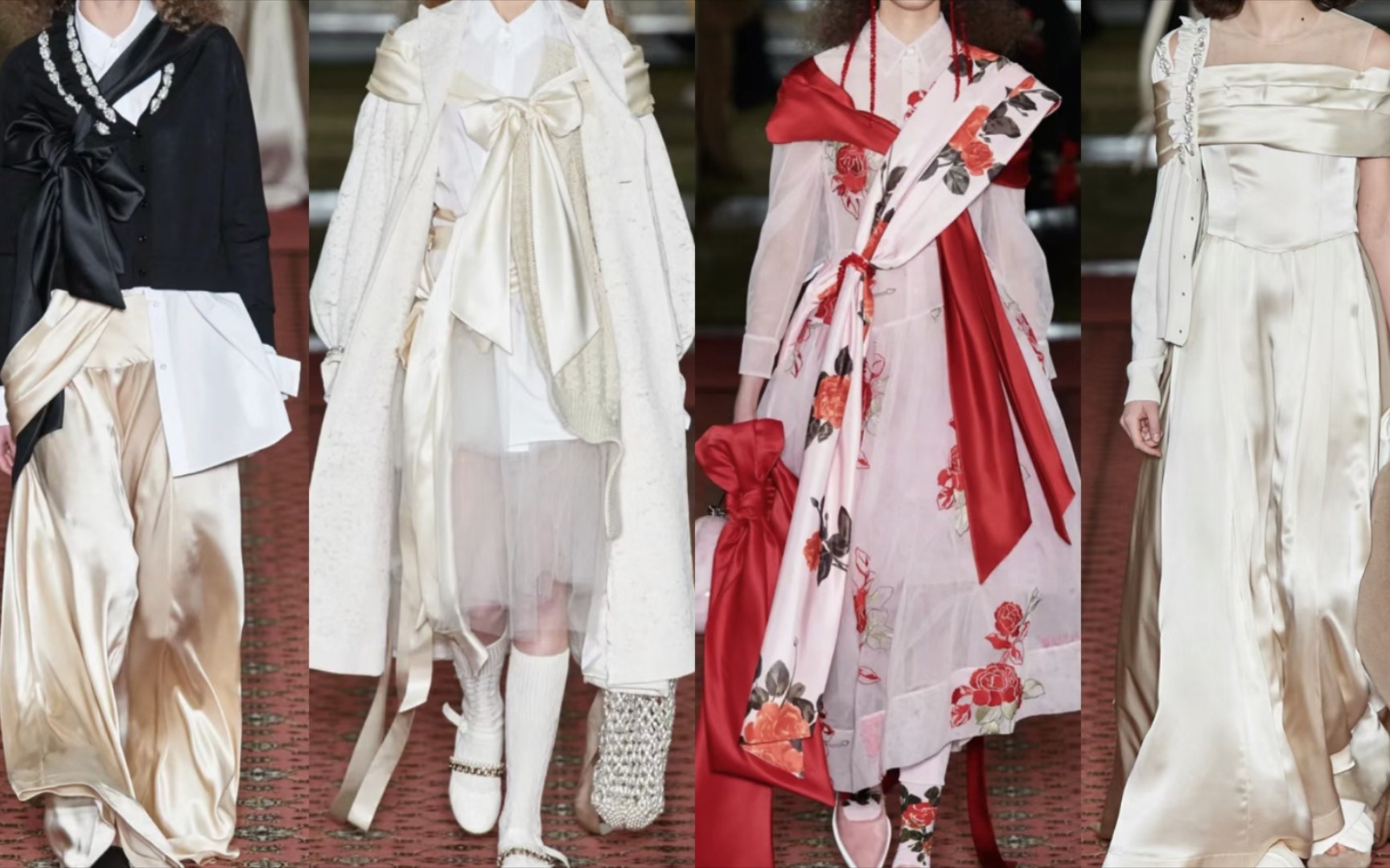 Simone Rocha 2020FW ‖奶油白为主色调,梦幻又浪漫的设计哔哩哔哩bilibili