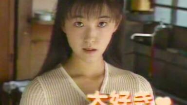 自転車少女（松本典子原画）の模写 写真少年 松本典子/原田知世/チアガール/新体操/レオタード/水着