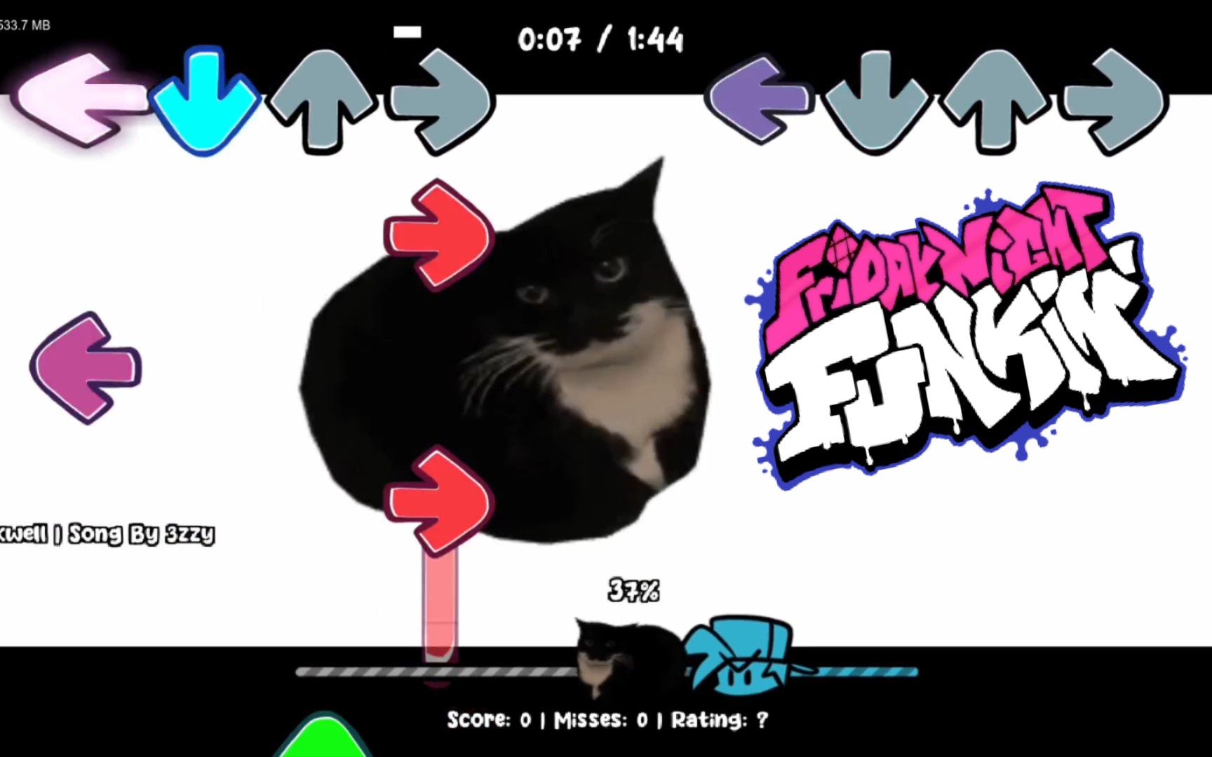 [图](FNF)优质模组 臭猫Vs Maxwell The Cat