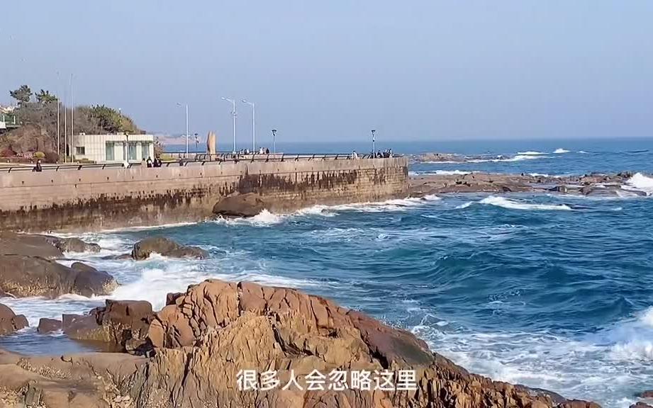 青岛情人坝是看浮山湾灯光秀最佳位置哔哩哔哩bilibili