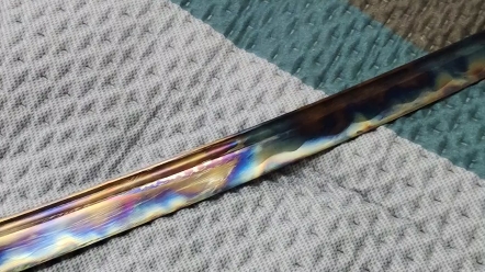 武士刀淬火废掉了