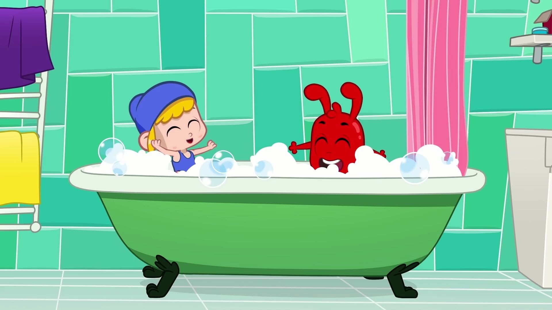 英语启蒙儿歌童谣bathsong洗脑神曲