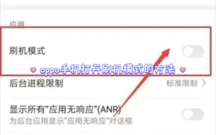 Descargar video: oppo手机打开刷机模式的方法