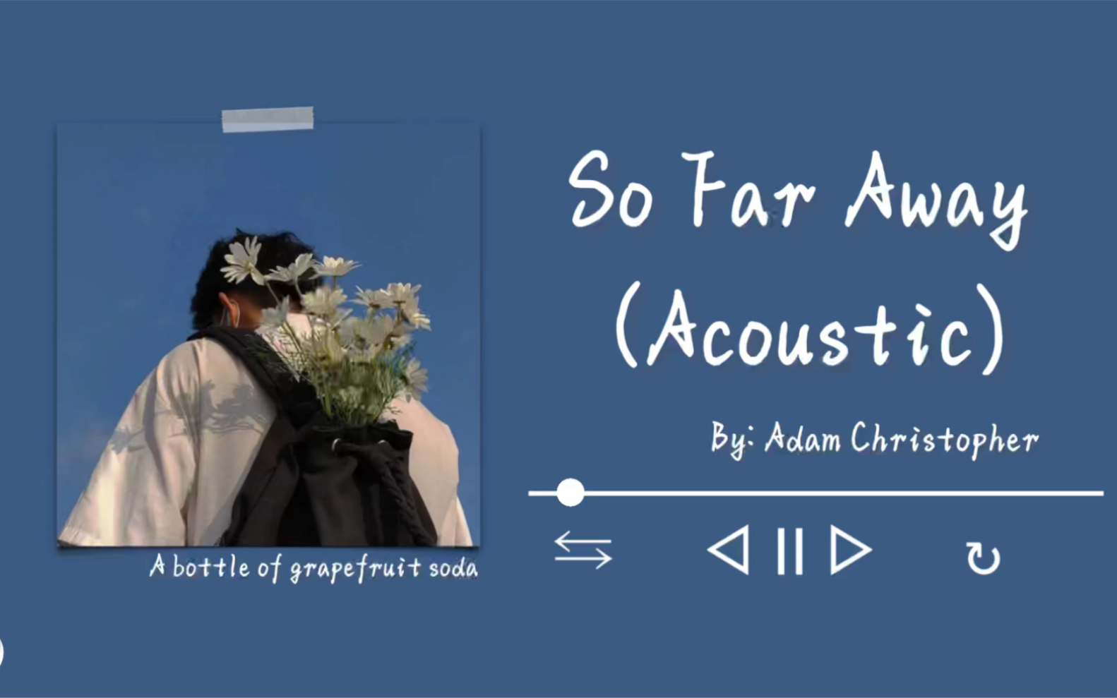 [图]【宝藏日推】《So Far Away (Acoustic) 》｜“安静又哀伤，孤独又期盼，遥不可及的浪漫”