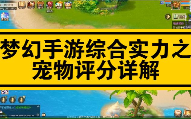 梦幻手游评分怎么提升?评分宠有什么用?小吕给你宠物评分详解网络游戏热门视频