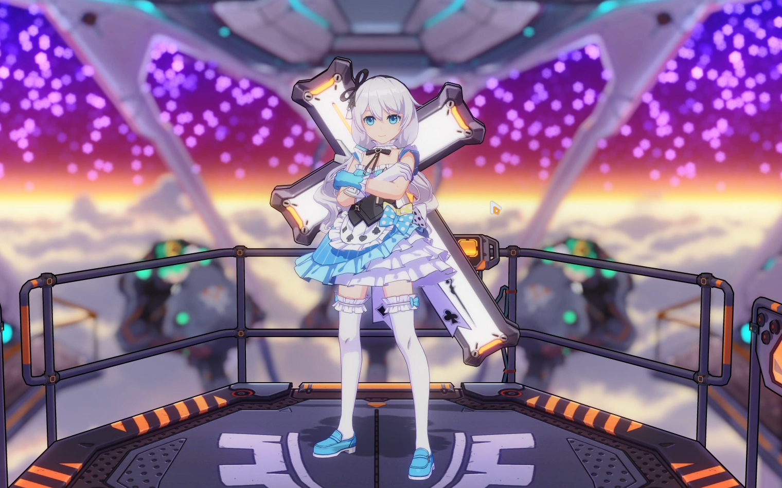 【德丽莎】4k画质 处刑装紫苑和皮肤展示