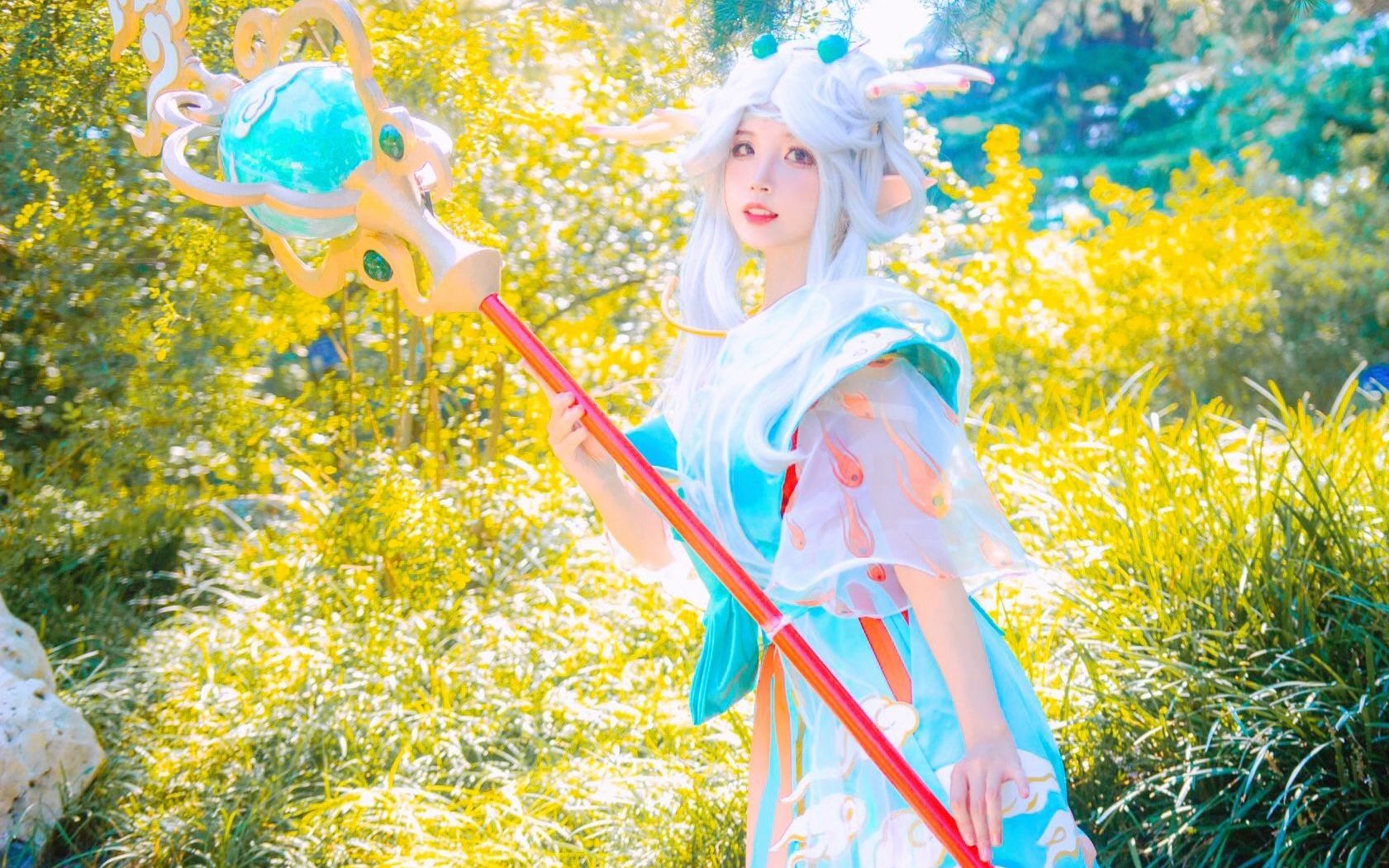 野王哥哥你家的瑶妹cos来啦遇见神鹿cos玵玵の拍摄vlog