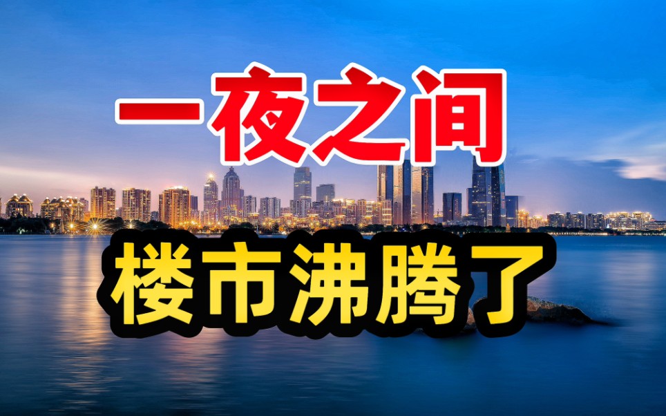 一夜之间,楼市沸腾了?哔哩哔哩bilibili