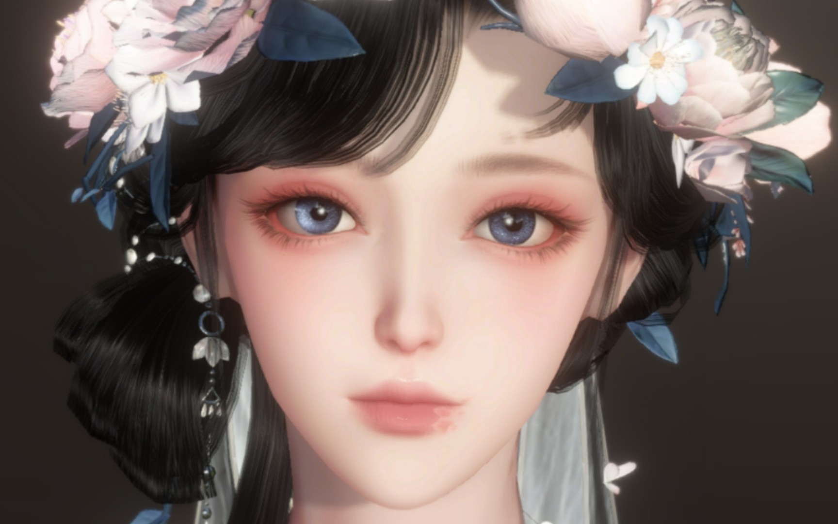 逆水寒手游女号捏脸无偿分享 温柔花神