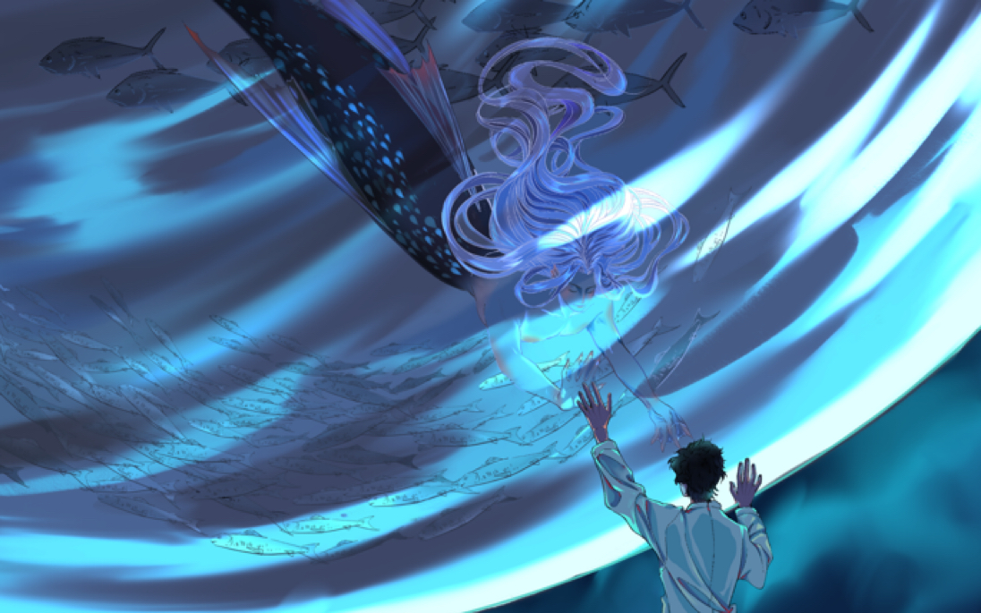 【德萨罗人鱼】-菜鸡的procreate绘画过程