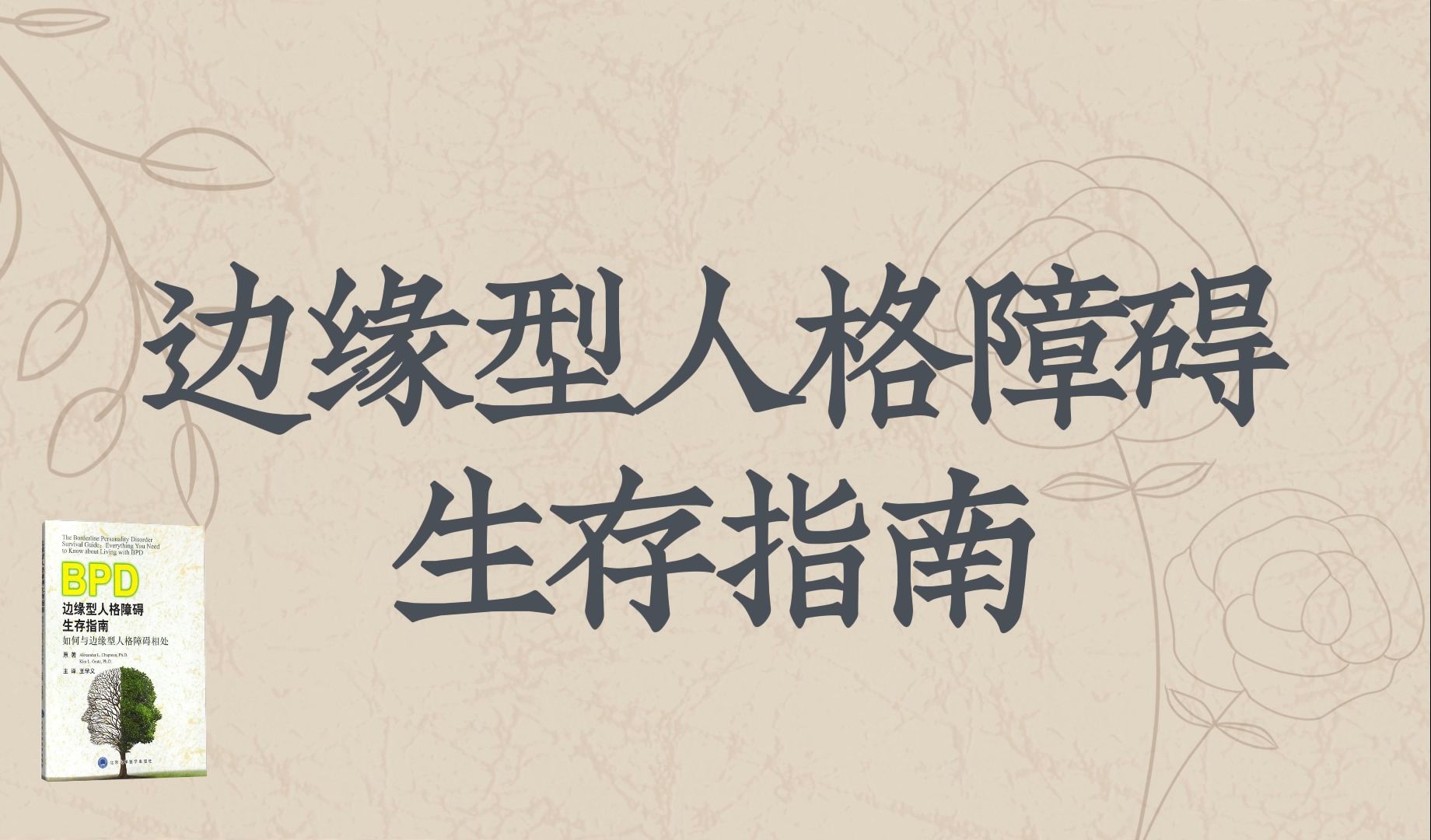 《边缘型人格障碍生存指南》 alexander l.chapman & kim l.gratz