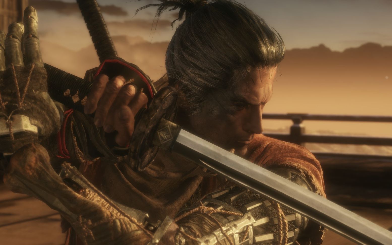 【只狼】铠甲武士 一直挨打一直嗑药_哔哩哔哩_bilibili
