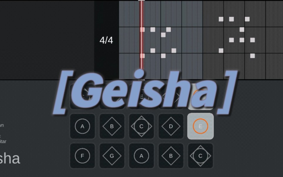 sky光遇geisha琴谱