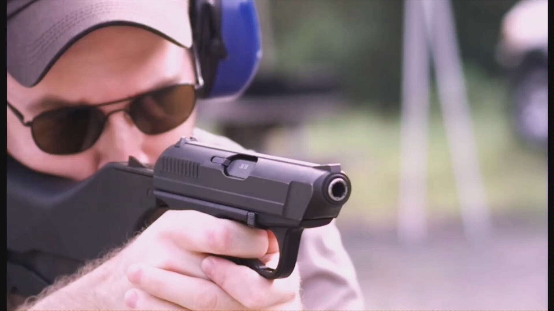 德国hk vp70式手枪!实弹射击 h&k vp-70m