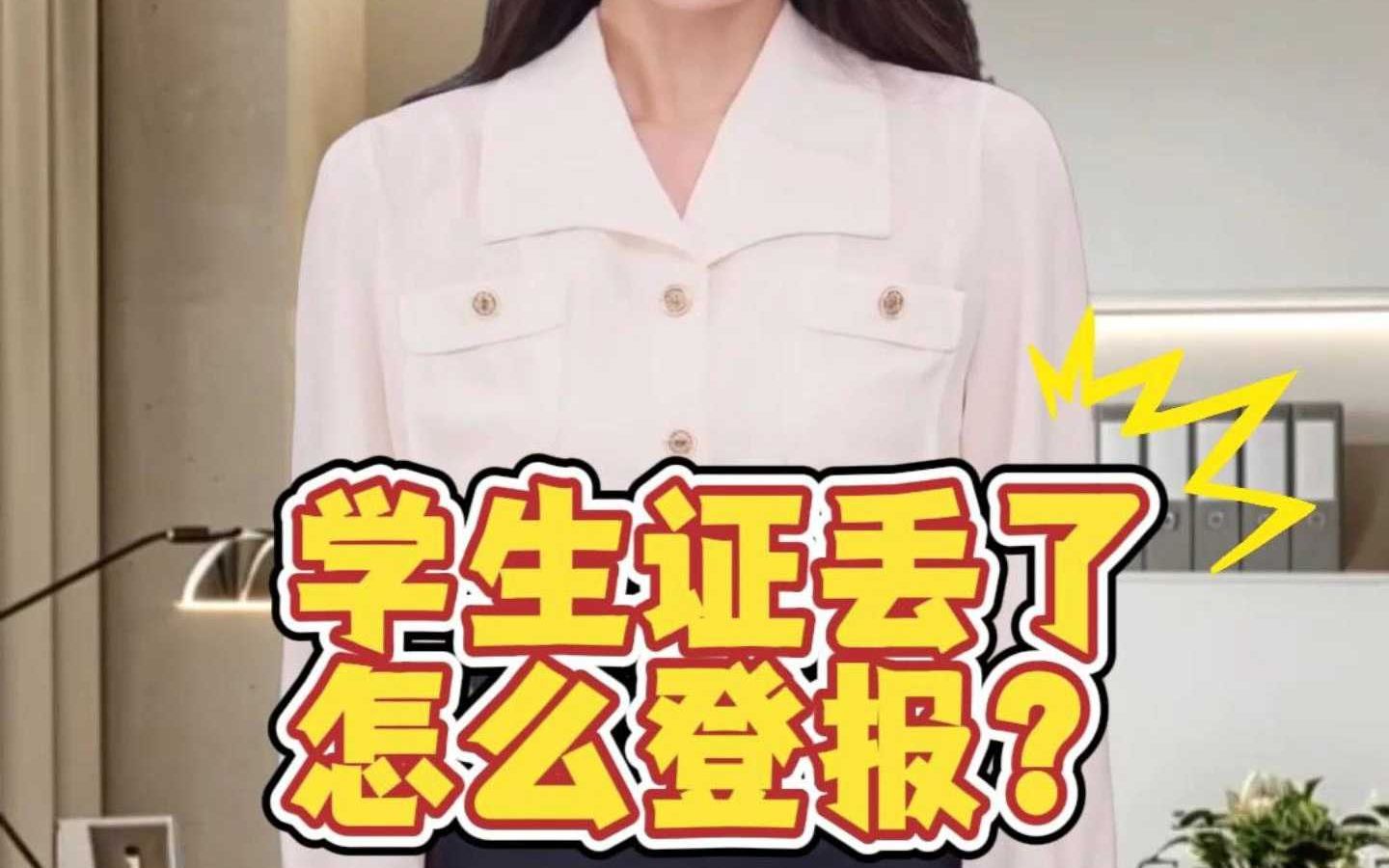 学生证丢了怎么登报?哔哩哔哩bilibili