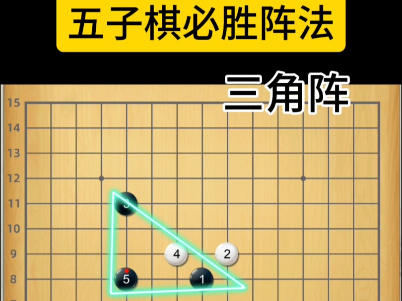 五子棋三角阵图片