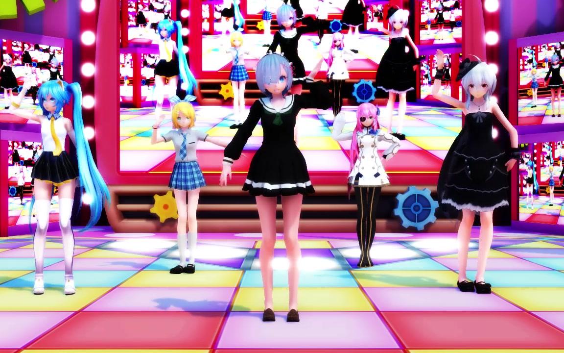 新年祝福向mmd蕾姆与v家成员给大家拜年啦