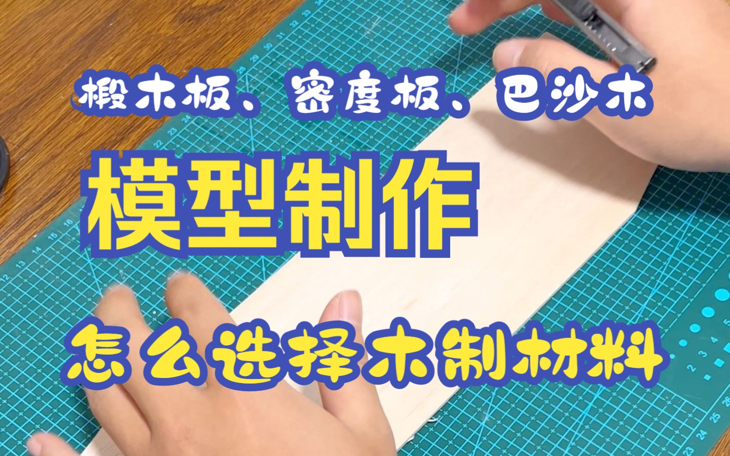 建筑、环艺、园林模型制作材料木制材质应该怎么选择哔哩哔哩bilibili