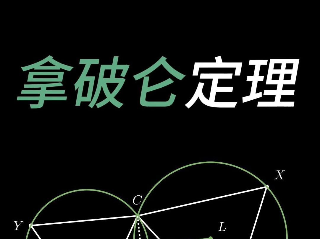 拿破仑定理及其推广哔哩哔哩bilibili