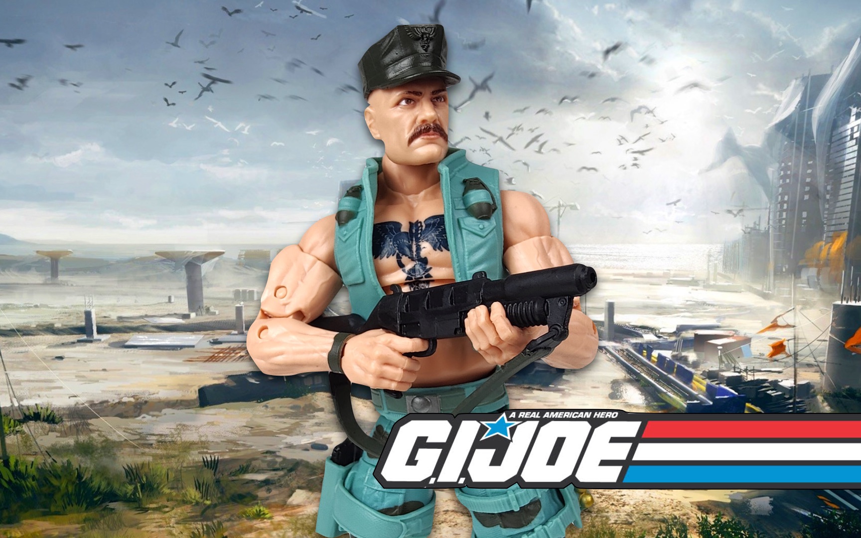 [图]孩之宝特种部队 G.I. JOE 广和 GUNG-HO 复古挂卡 可动人偶 开箱评测【AtoZ】