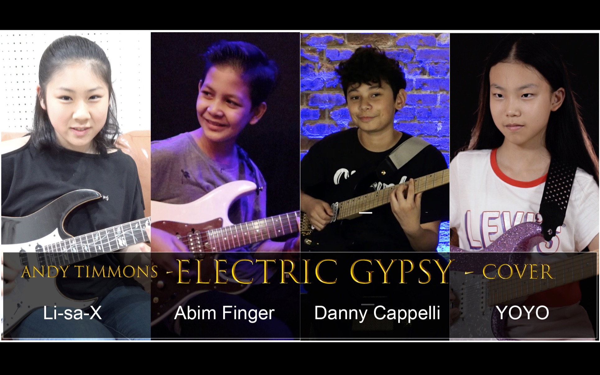 [图]中/日/美/印尼,四国合作,Electric Gypsy - Andy Timmons, Cover by YOYO/Li-sa-X/Abim/Danny