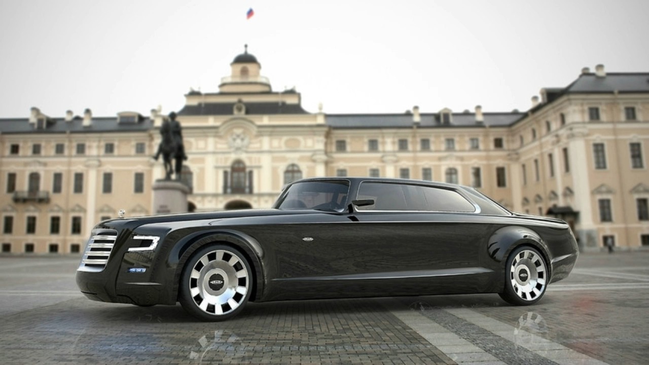 俄罗斯吉尔豪华轿车概念图