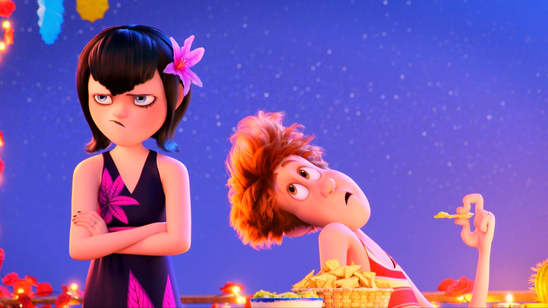 吸血鬼公主得知爸爸爱上了人类女孩,气得不得了《精灵旅社3》