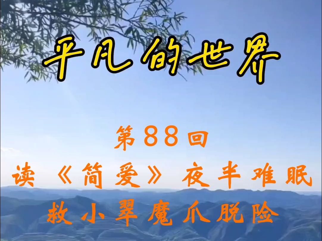 第88回 读《简爱》夜半难眠 救小翠魔爪脱险哔哩哔哩bilibili