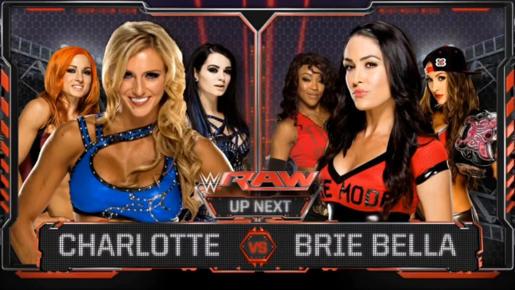 夏洛特vs布瑞 贝基&佩奇vs莎夏&娜欧米