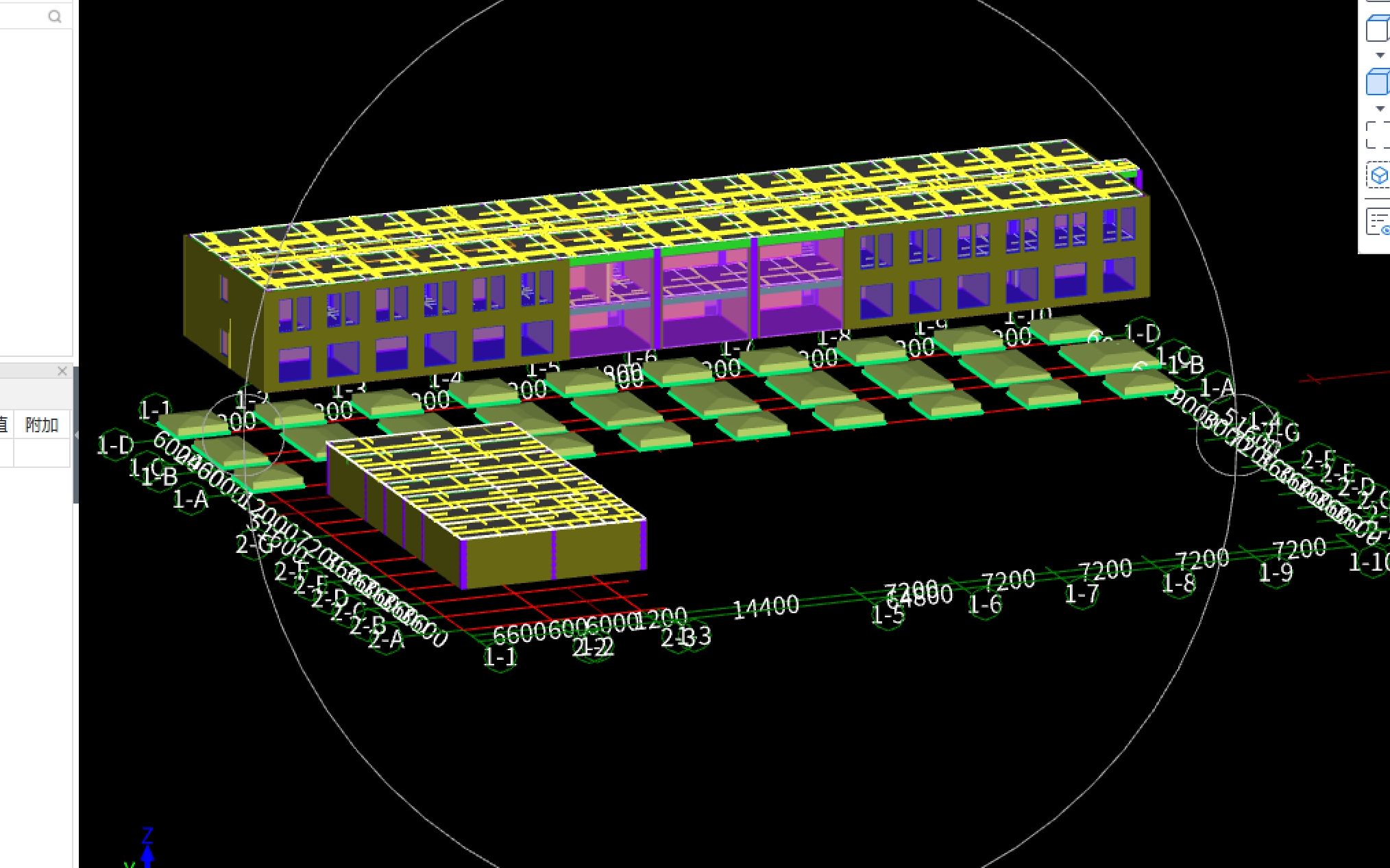 省技能院校技能大赛广联达建模模型-水处理中心