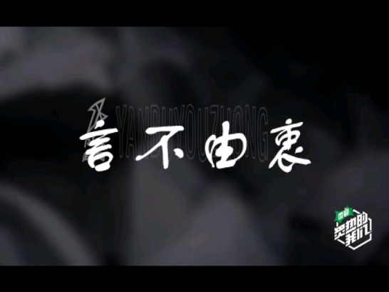 《言不由衷》动态歌词