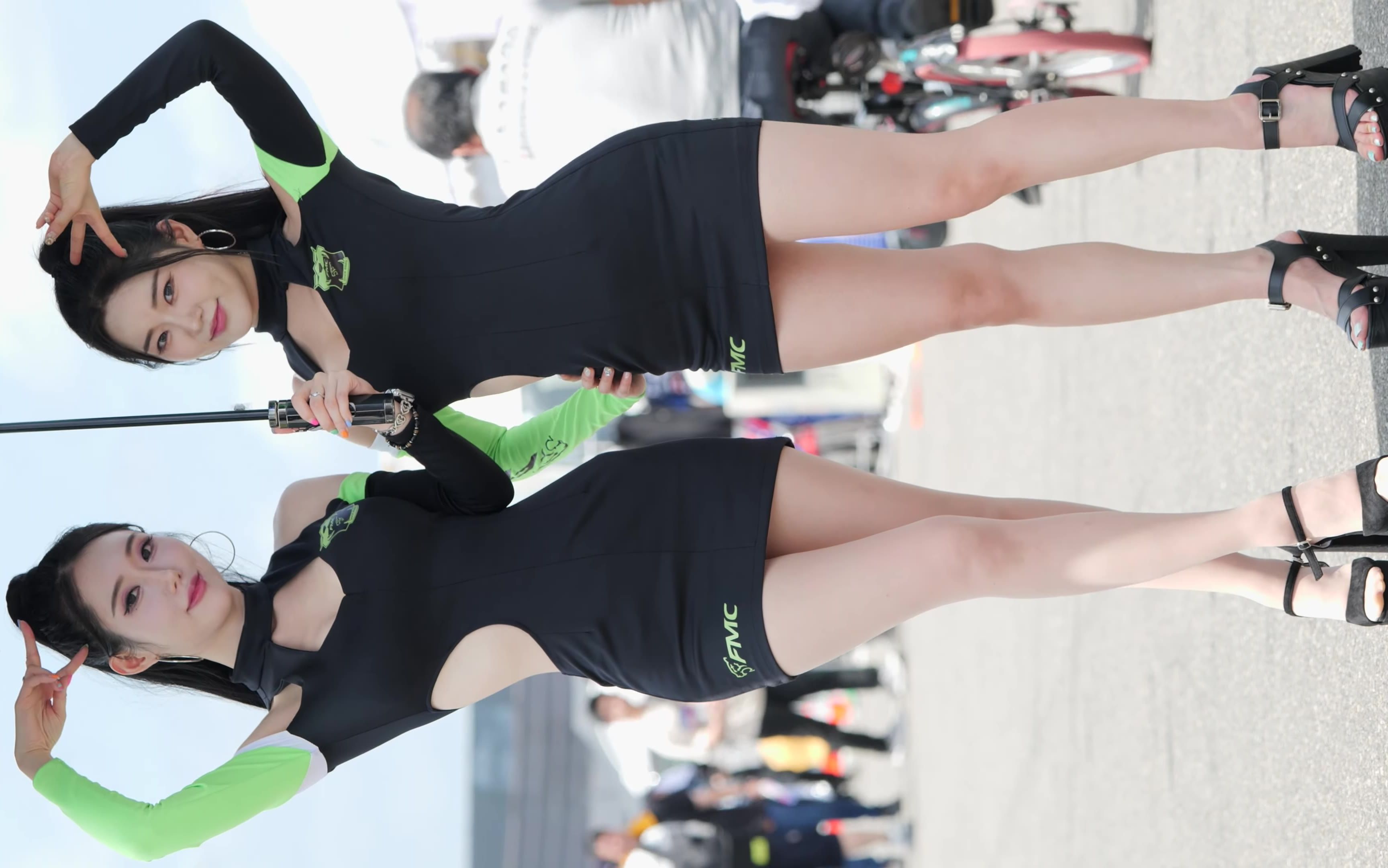 席卷日本赛道的赛车模特洪智恩