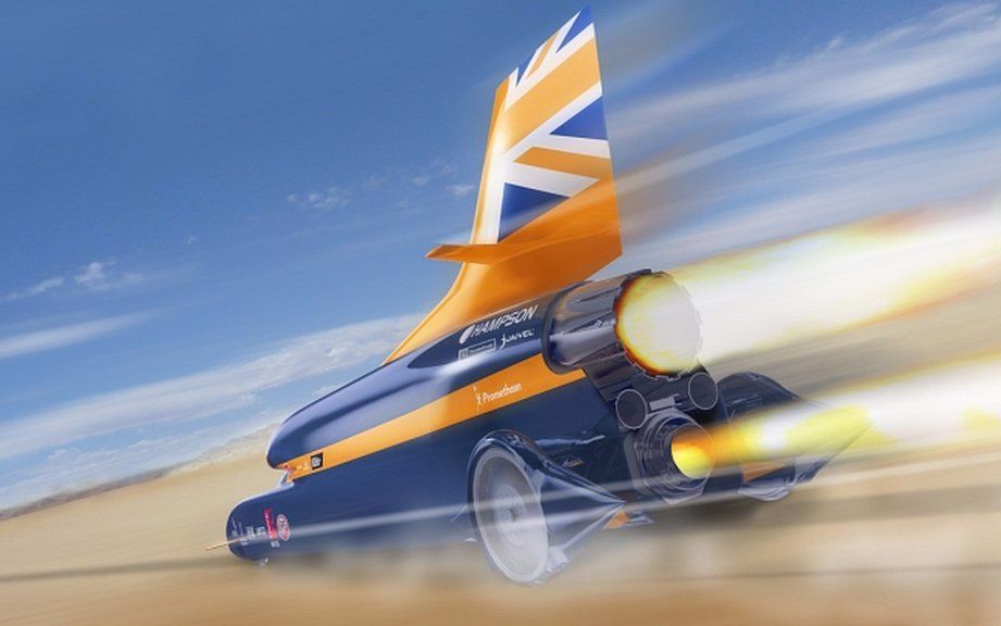 陆地上最快的汽车,速度达1000英里每小时,你见过吗?